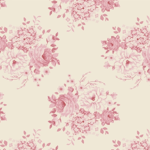 Tilda Patchwork Stoff Baumwolle - Sunday Brunch - Mia Pink